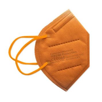 Monoart Ffp2 Protection Masques buccaux Orange 10 pièces