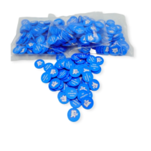 Jetons 1 Euro pour distributeur de capsules 100 pcs