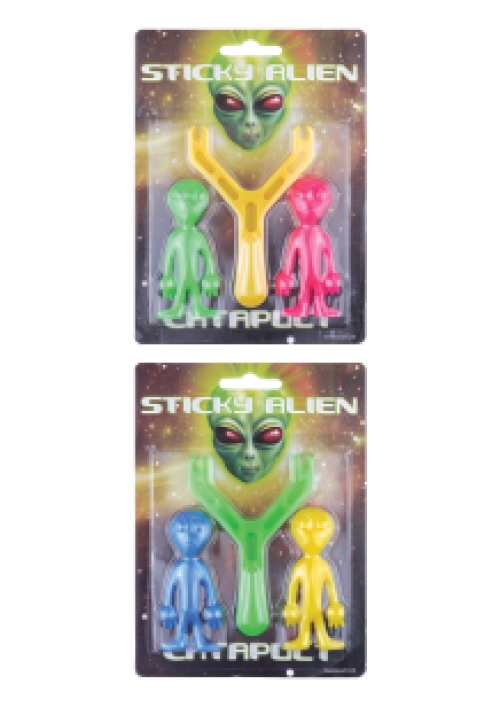 Sticky Alien catapult 24 stuks