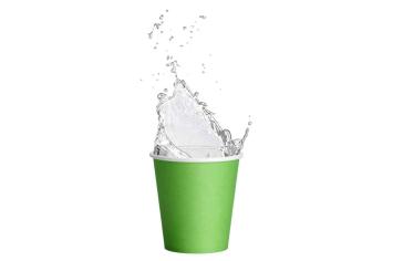 Drinkbekers papier Fresh Green 1000 stuks