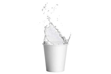 Drinkbekers papier White 1000 st.