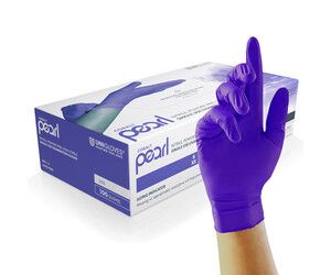 Unigloves nitrile handschoenen Cobalt Pearl 100 st