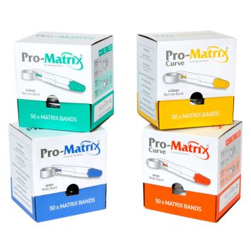 Pro-Matrix Disposable Matrix System 4,5mm groen Narrow Band 50st