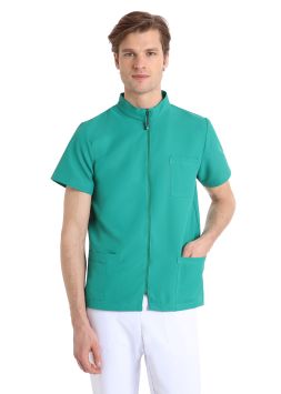 Quick Next blouson Unisex en microfibre sans repassage Surgical Green