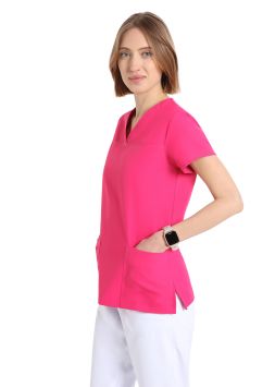 Tuniek Quick Power voor dames in microfiber strijkvrij Pink