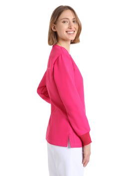 Tunique pour Dames Quick Power manches longues sans repassage Pink
