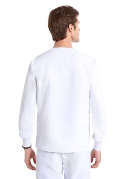 Tunique Unisex Quick Smart sans repassage manches longues White
