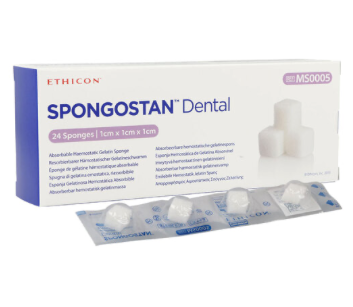 SPONGOSTAN™ absorbeerbare hemostatische sponsjes 24x1x1x1cm