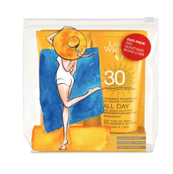 Louis Widmer All Day spf 30+ Duo met parfum tube 2x100ml
