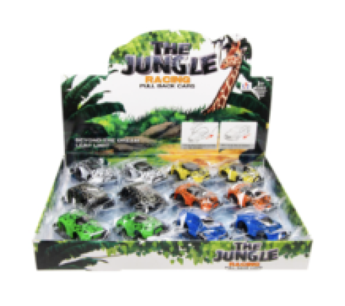 Juncle car pull back (12 pcs)