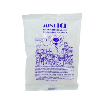 Poche de glace  Mini Ice Dispotech PE 8 x 13cm par 48pcs