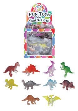 Mini Dinos 4 à 5 cm 10 sortes 96 pcs