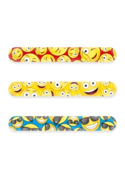 Bracelets à clapet Emoji 6 sortes par 120 pcs PROMOPACK