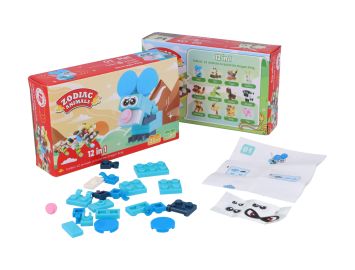 Horoscope Chinois animaux en blocs de construction 12 sortes 12pcs/display