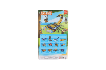 Kit de construction Insectes en capsule (6,5 cm) – 12 espèces