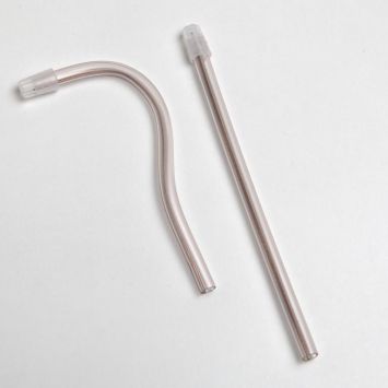 PLUSS speekselzuigers lang 145mm - 100st - transparant