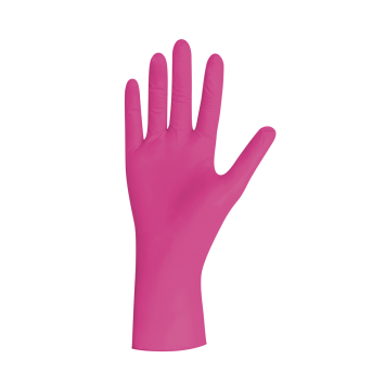 Unigloves nitrile handschoenen Magenta Pearl 100 st