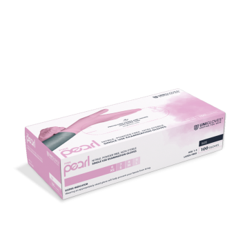 Unigloves nitrile handschoenen Pink Pearl 100 st